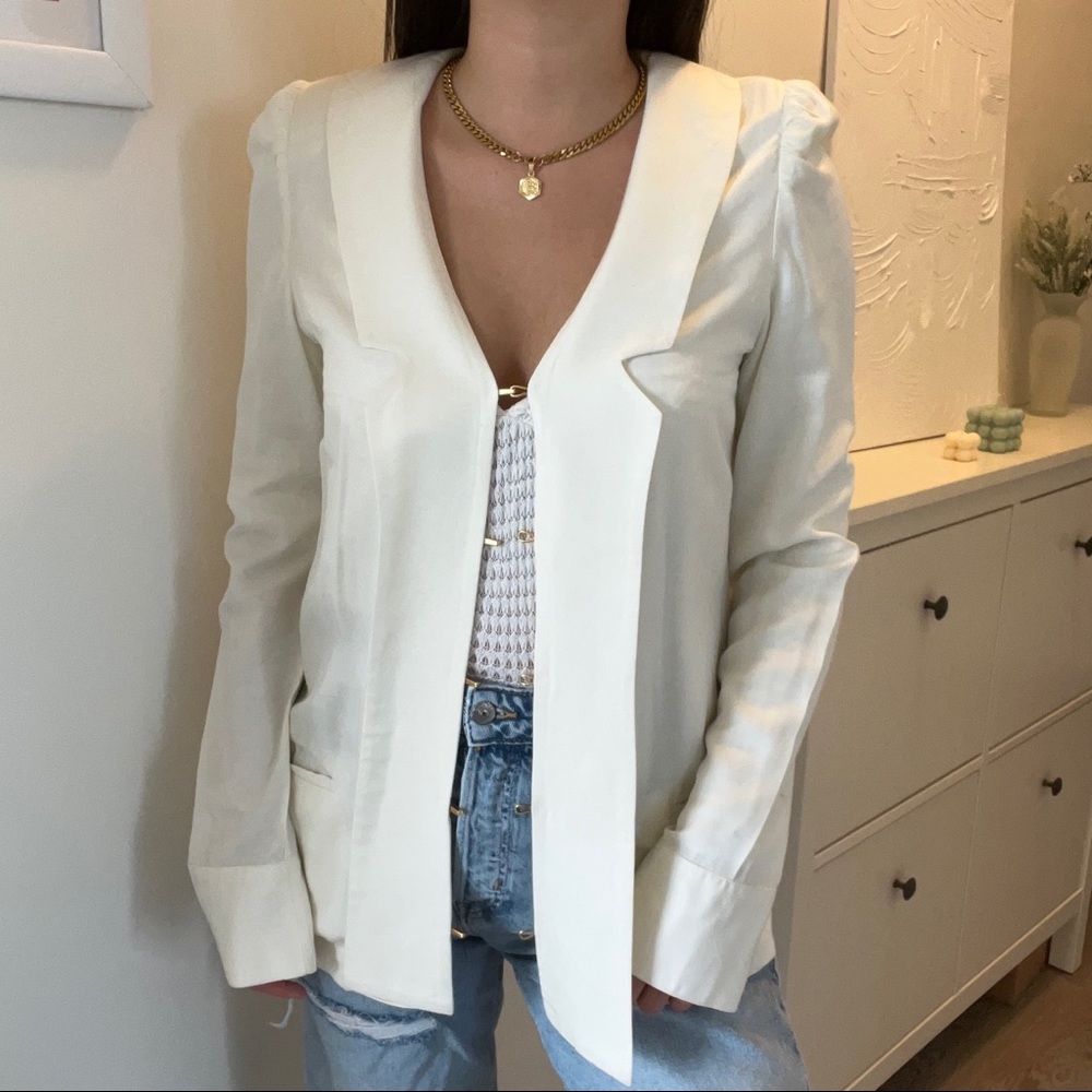 Vintage White Blazer